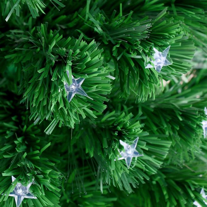 Ёлка фиброоптическая Ёлка фиброоптическая "Звезда" 120 см, d нижнего яруса 65 см, 125 веток мод.T797V12-120