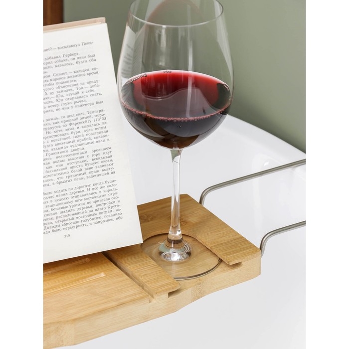 Полка для ванной SAVANNA SPA, 74-95×20,3×2,5 см, бамбук Полка для ванной SAVANNA SPA, 74-95×20,3×2,5 см, бамбук