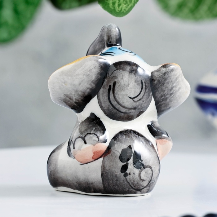 Сувенир Сувенир "Слон", гжель, цвет