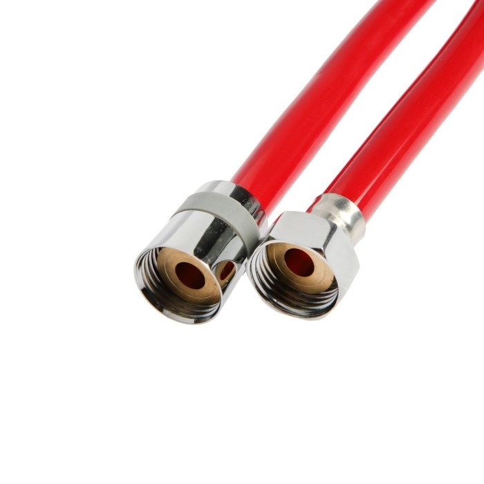 Душевой шланг ZEIN Z12PM, 150 см, антиперекручивание, латунные гайки, бордовый Душевой шланг ZEIN Z12PM, 150 см, антиперекручивание, латунные гайки, бордовый