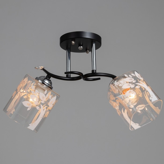 Люстра Люстра "Ариса" 2хЕ27 40Вт чёрный 45х26х27 см BayerLux