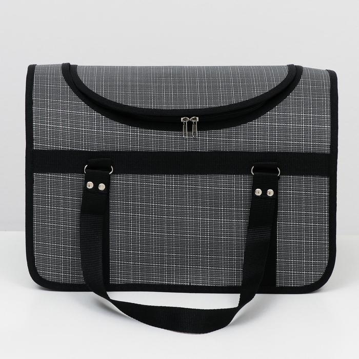 Сумка - переноска для животных, с люком, 46 х 28,5 х 29 см, микс цветов Сумка - переноска для животных, с люком, 46 х 28,5 х 29 см, микс цветов