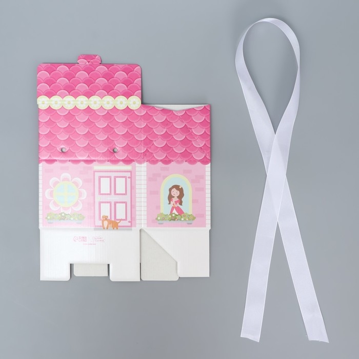 Коробка подарочная складная, упаковка, «Домик принцессы », 15 х 18 х 10 см