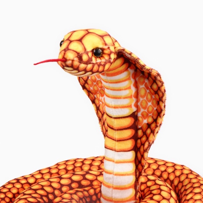 Мягкая игрушка «Кобра», 200 см, цвет жёлтый Мягкая игрушка «Кобра», 200 см, цвет жёлтый