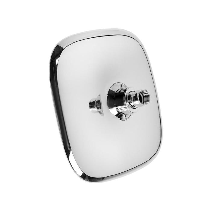 Лейка стационарная ZEIN Z019, пластик, квадратная с округленными углами, 1 режим, белый/хром Лейка стационарная ZEIN Z019, пластик, квадратная с округленными углами, 1 режим, белый/хром