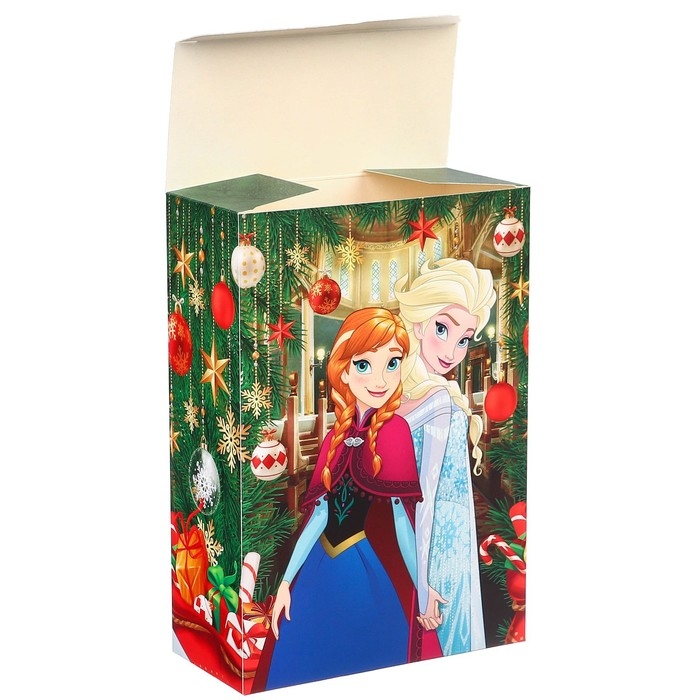 Коробка подарочная, Коробка подарочная, "С Новым годом", 16 х 23 х 7,5 см, Холодное сердце