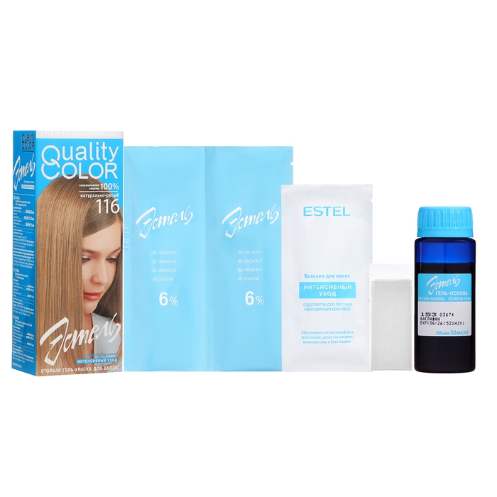 Гель-краска Estel тон № 116, натурально-русый Гель-краска Estel тон № 116, натурально-русый