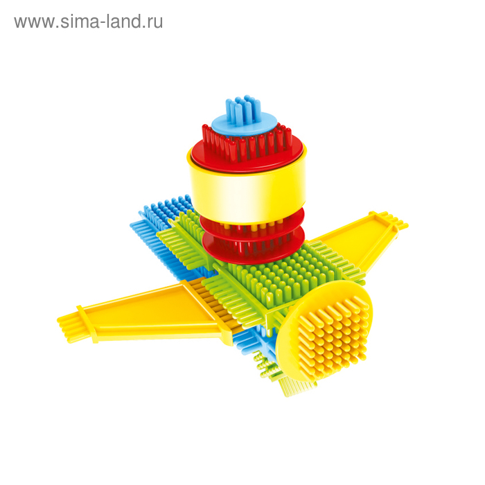 Конструктор игольчатый MINI BRISTLES «Вертолётик», 58 деталей Конструктор игольчатый MINI BRISTLES «Вертолётик», 58 деталей