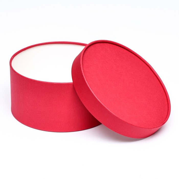 Подарочная коробка Подарочная коробка "Рубин" красный, завальцованная без окна, 21 х 11 см