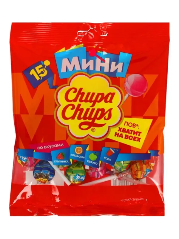 Карамель &laquo;Чупа Чупс&raquo;, мини, ассорти, 90 г