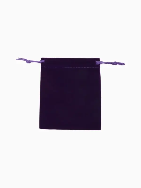 Набор мешочков бархатных 50 шт., 10&times;12 см, цвет фиолетовый (9901893)