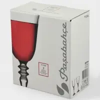 Бокалы для вина Paşabah&ccedil;e Vintage, 245 мл, набор 2 шт., стекло, прозрачные
