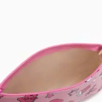 Косметичка - пенал GIRL, на молнии, плоская, маленькая, розовая