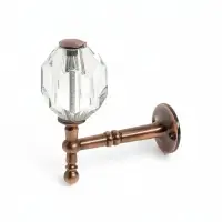 Крючок - держатель для штор CAPPIO KS054, цвет медь, 2 шт.