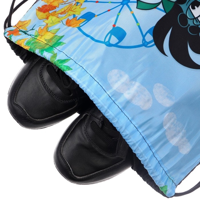 Мешок для обуви 420 х 350 мм, Союзмультфильм Ну,погоди (мягкий полиэстер, плотность 210D) Мешок для обуви 420 х 350 мм, Союзмультфильм Ну,погоди (мягкий полиэстер, плотность 210D)