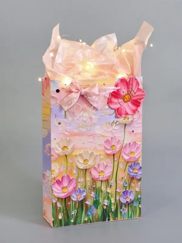 Пакет ламинированный &laquo;Красота&raquo;, 22.3&times;9&times;35 см