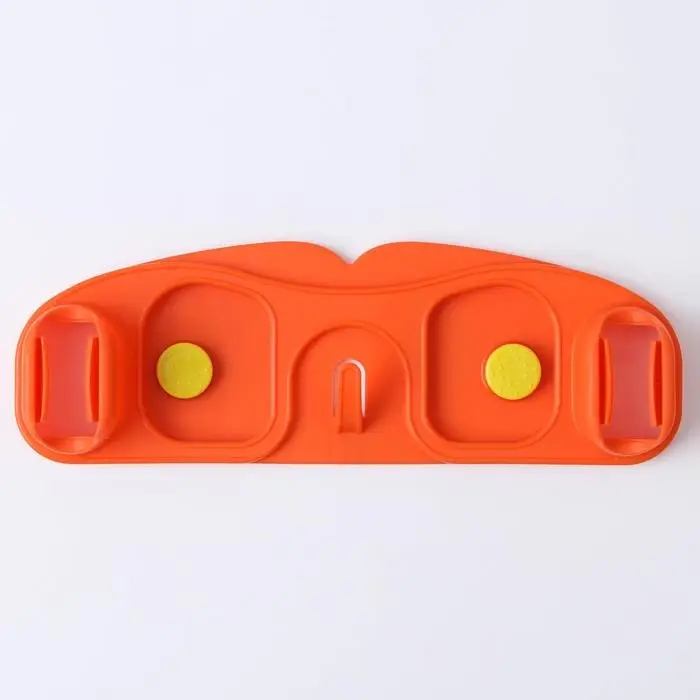 Держатель для швабр, 30&times;10&times;5 см, на липучке, с крючком, МИКС