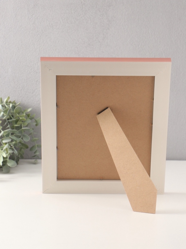 Фоторамка пластик 20х25 см "Романтизм" розовая 2,5х26,2х31,2 см