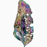 Брошь &laquo;Лист&raquo;, изящный, цветной
