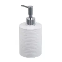 Диспенсер для жидкого мыла тм VETTA Тренто, 250мл, пластик, PP+ABS, белый, 7,5х7,5х16,5см