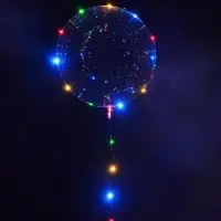 Воздушный шар полимерный 20", светящийся, МИКС
