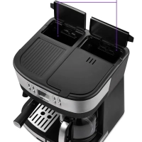 Кофейная станция кофеварка 2 в 1 КТ-771 - 2015 Вт