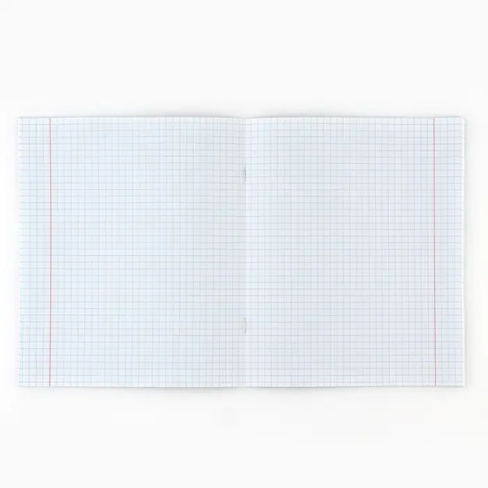 Тетрадь в клетку, 36 л., А5, на скрепке, блок №1 &laquo;Розовый&raquo; МИКС