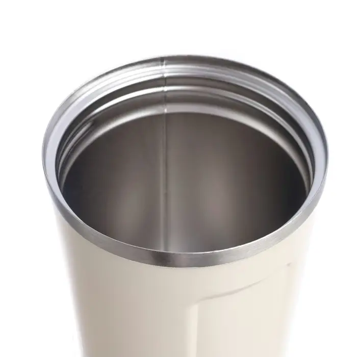 Термокружка &laquo;Мастер К&raquo;, 500 мл, с надписью &laquo;Coffee&raquo;, сохраняет тепло 10 ч., нержавеющая сталь, белая