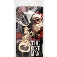 Брелок-открывашка "The best man"