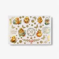 Наклейки для яиц с тиснением &laquo;Светлой Пасхи&raquo;, 15&times;10 см