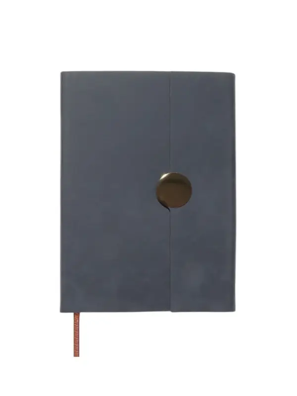 Ежедневник недатированный формат А5, с клапаном, 96л, линия, пвх, Серый Ежедневник недатированный формат А5, с клапаном, 96л, линия, пвх, Серый