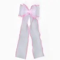 Бант для волос на заколке розовый, Винкс