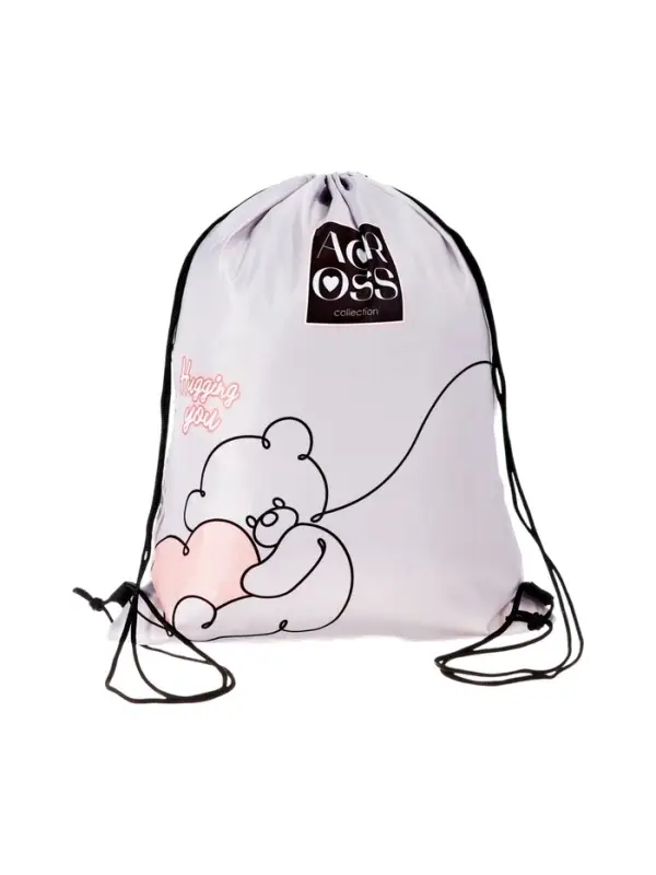 Рюкзак каркасный Across 410 40*33*15 наполн:мешок,пенал, дев, чер/сер 25-410-11 Рюкзак каркасный Across 410 40*33*15 наполн:мешок,пенал, дев, чер/сер 25-410-11