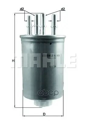 Фильтр топливный Mahle/Knecht арт. KL1026