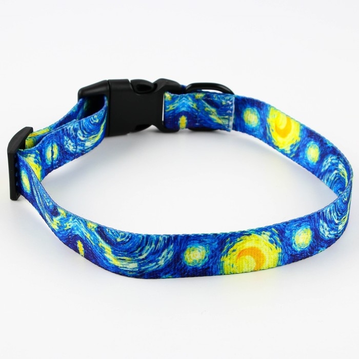 Ошейник «Искусство», застёжка - фастекс, 2.5 см, 40-55 см Ошейник «Искусство», застёжка - фастекс, 2.5 см, 40-55 см