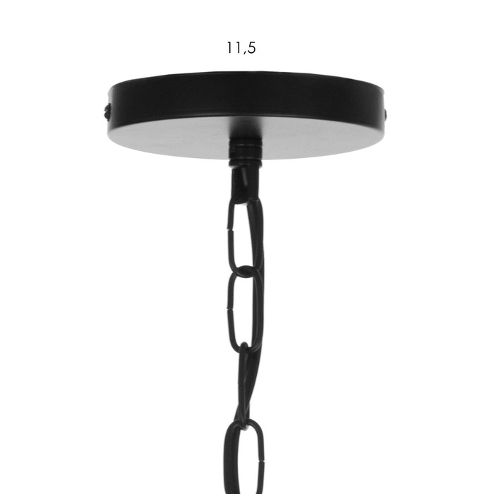 Люстра "Палетто" 6хЕ27 40Вт черный 70х66х36-80см BayerLux