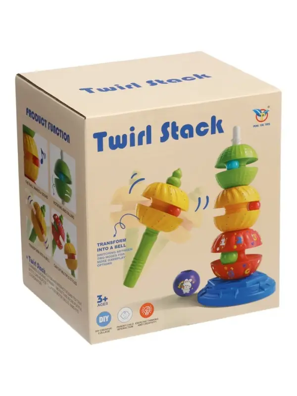 Развивающая пирамидка Развивающая пирамидка "Закрути шарик" 37см