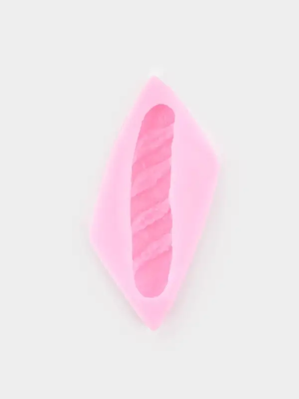 Молд для заливки &laquo;Багет&raquo;, силикон, 7.5&times;3.5&times;1.5 см, розовый