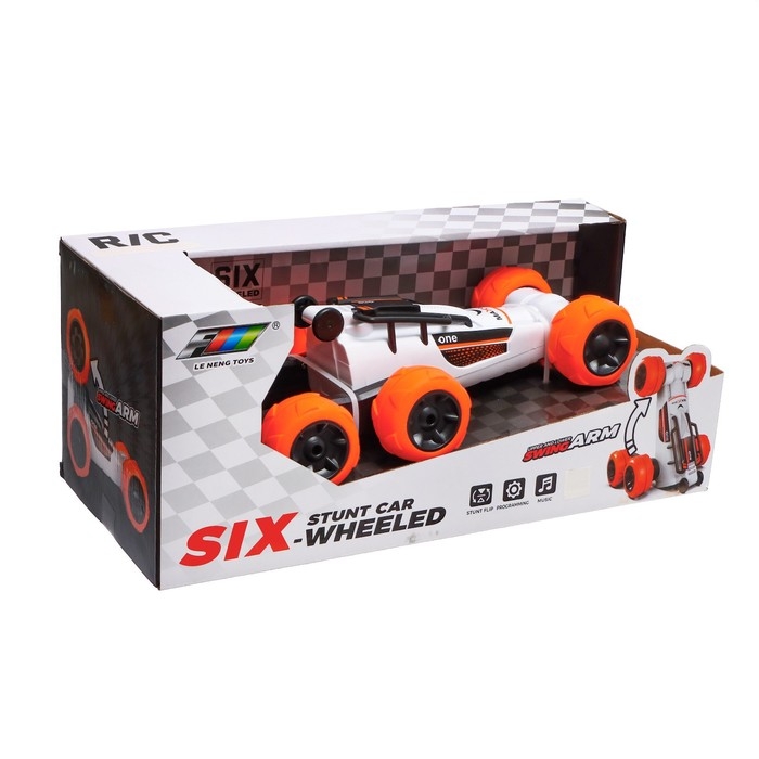 Перевёртыш радиоуправляемый «Акробат», работает от аккумулятора, цвет белый Перевёртыш радиоуправляемый «Акробат», работает от аккумулятора, цвет белый