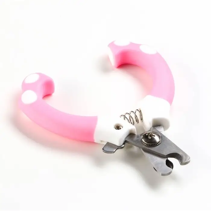 Набор для когтей Набор для когтей "Гармония": когтерез (отверстие 8 мм) и пилка для когтей, розовый