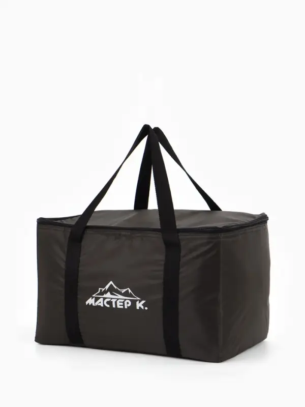 Термосумка с аккумулятором холода &laquo;Мастер К.&raquo; на молнии, объём 25 л, сохраняет холод до 6 ч, хаки