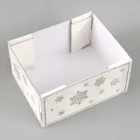 Коробка подарочная, складная 31.2&times;25.6&times;16.1 см &laquo;Снежинка&raquo;