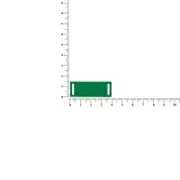 Лейбл из ПВХ Kova, зеленый