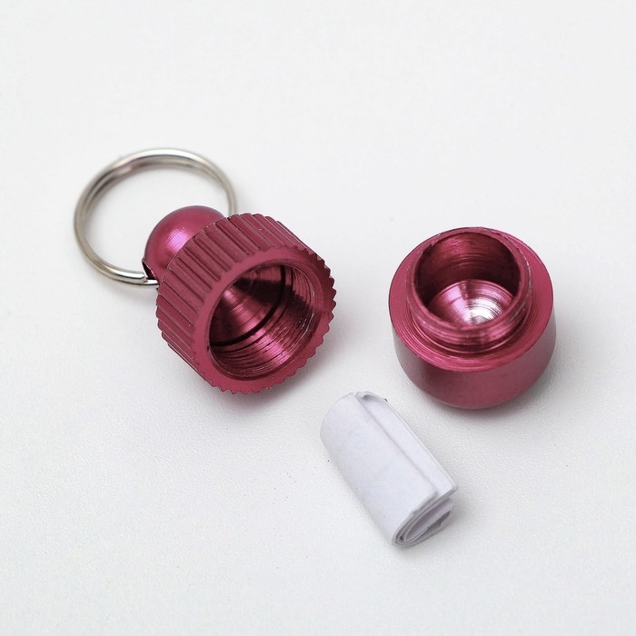 Адресник для вложения записки Адресник для вложения записки