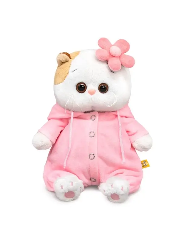 Мягкая игрушка &laquo;Кошечка Ли-Ли&raquo; baby в комбинезоне и с цветочком, 20 см