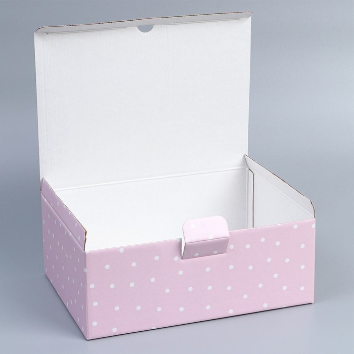 Коробка подарочная сборная, упаковка, «8 марта», 26 х 19 х 10 см Коробка подарочная сборная, упаковка, «8 марта», 26 х 19 х 10 см