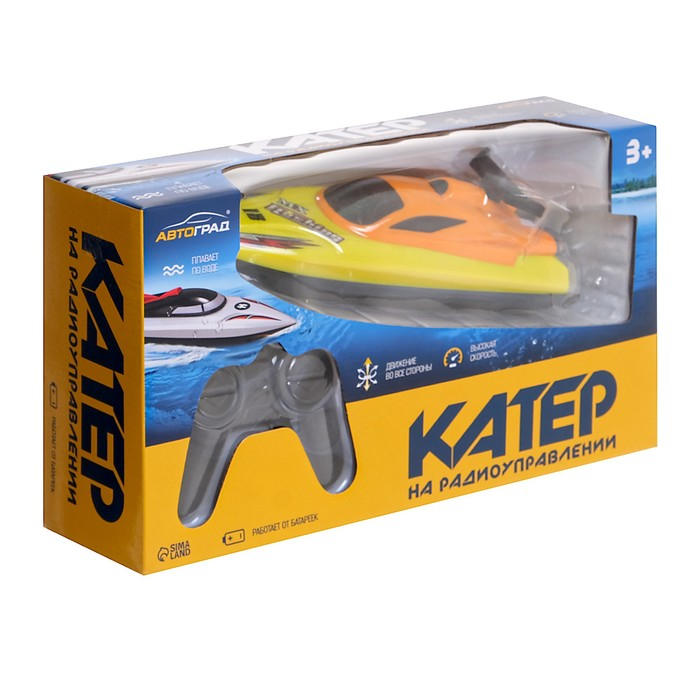 Катер радиоуправляемый «Гоночный», работает от батареек Катер радиоуправляемый «Гоночный», работает от батареек