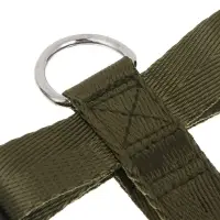 Шлейка для животных тм VETTA, нейлон, хаки/беж, обхват шеи 30-40см, обхват груди 35-43см, размер S