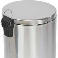 Ведро мусорное с педалью и доводчиком Luscan 30 л, матовое, нерж сталь