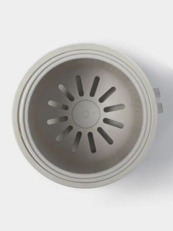 Ёршик для унитаза SAVANNA, настенный, силиконовый, с ёмкостью для моющего средства, 10.5&times;10.5&times;41 см, белый